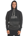 The Quiksilver Mens Emboss Hoodie in Black