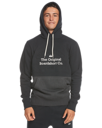 The Quiksilver Mens Emboss Hoodie in Black