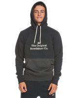 The Quiksilver Mens Emboss Hoodie in Black