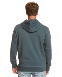 The Quiksilver Mens The Original Zip Hoodie in Midnight Navy