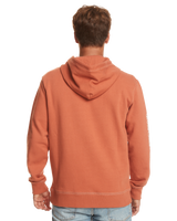 The Quiksilver Mens The Original Zip Hoodie in Baked Clay