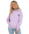 The Quiksilver Womens Collection Womens Oversized Hoodie in Pastel Lilac