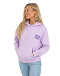 The Quiksilver Womens Collection Womens Oversized Hoodie in Pastel Lilac