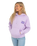 The Quiksilver Womens Collection Womens Oversized Hoodie in Pastel Lilac