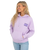 The Quiksilver Womens Collection Womens Oversized Hoodie in Pastel Lilac