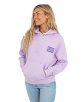 The Quiksilver Womens Collection Womens Oversized Hoodie in Pastel Lilac