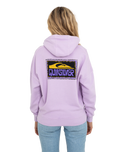 The Quiksilver Womens Collection Womens Oversized Hoodie in Pastel Lilac