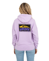 The Quiksilver Womens Collection Womens Oversized Hoodie in Pastel Lilac