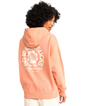 The Quiksilver Womens Collection Womens Uni Oversized Hoodie in Canyon Clay