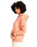 The Quiksilver Womens Collection Womens Uni Oversized Hoodie in Canyon Clay