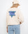 The Quiksilver Womens Collection Womens Uni Screen Crop Sweatshirt in Birch