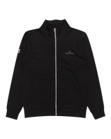 The Quiksilver Mens Simple Surf Zipped Sweatshirt in Black