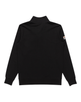 The Quiksilver Mens Simple Surf Zipped Sweatshirt in Black