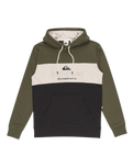 The Quiksilver Mens Emboss Block Hoodie in Four Leaf Clover