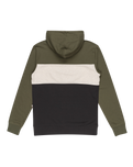 The Quiksilver Mens Emboss Block Hoodie in Four Leaf Clover