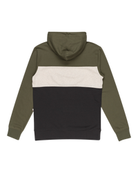 The Quiksilver Mens Emboss Block Hoodie in Four Leaf Clover