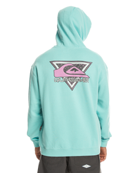 The Quiksilver Mens Apog Heritage Hoodie in Marine Blue