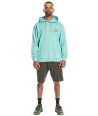 The Quiksilver Mens Apog Heritage Hoodie in Marine Blue