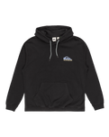 The Quiksilver Mens Apog Heritage Hoodie in Tarmac