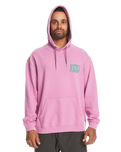 The Quiksilver Mens Apog Heritage Hoodie in Violet