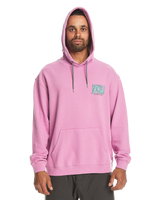 The Quiksilver Mens Apog Heritage Hoodie in Violet