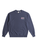 The Quiksilver Mens Spin Cycle Sweatshirt in Crown Blue