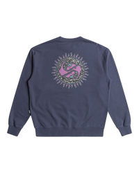 The Quiksilver Mens Spin Cycle Sweatshirt in Crown Blue