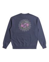 The Quiksilver Mens Spin Cycle Sweatshirt in Crown Blue