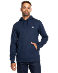 The Quiksilver Mens Mens Basic Hoodie in Navy Blazer