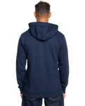 The Quiksilver Mens Mens Basic Hoodie in Navy Blazer