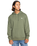 The Quiksilver Mens Basic Hoodie in Four Leaf Clover