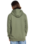 The Quiksilver Mens Basic Hoodie in Four Leaf Clover