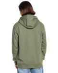 The Quiksilver Mens Basic Hoodie in Four Leaf Clover