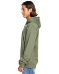 The Quiksilver Mens Basic Hoodie in Four Leaf Clover