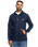 The Quiksilver Mens Basic Zip Hoodie in Navy Blazer