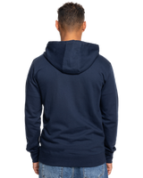 The Quiksilver Mens Basic Zip Hoodie in Navy Blazer