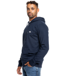 The Quiksilver Mens Basic Zip Hoodie in Navy Blazer