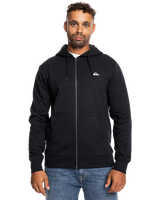 The Quiksilver Mens Mens Basic Zip Hoodie in Black