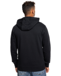 The Quiksilver Mens Mens Basic Zip Hoodie in Black