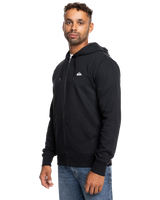 The Quiksilver Mens Mens Basic Zip Hoodie in Black