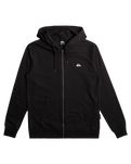 The Quiksilver Mens Mens Basic Zip Hoodie in Black