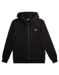 The Quiksilver Mens Mens Basic Zip Hoodie in Black