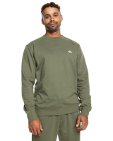 The Quiksilver Mens Mens Basic Sweatshirt in Four Leaf Clover