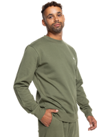 The Quiksilver Mens Mens Basic Sweatshirt in Four Leaf Clover