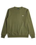 The Quiksilver Mens Mens Basic Sweatshirt in Four Leaf Clover