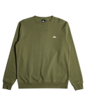 The Quiksilver Mens Mens Basic Sweatshirt in Four Leaf Clover