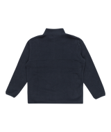 The Quiksilver Mens Clean Coast Zip Fleece Jacket in Blue Nights