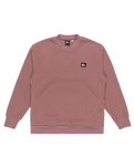 The Quiksilver Womens Collection Womens Clean Coast Crew Sweatshirt in Grape Shake