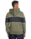 The Quiksilver Mens Shady Hills Full Zip Hoodie in Four Leaf Clover