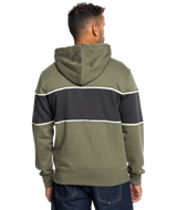 The Quiksilver Mens Shady Hills Full Zip Hoodie in Four Leaf Clover